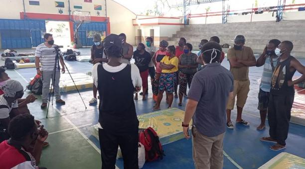 Decenas de migrantes haitianos llegaron a la provincia de Orellana Agencia
