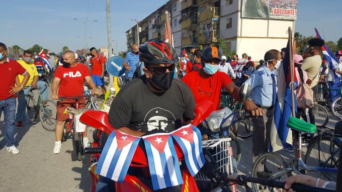 Caravana mundial a favor de Cuba exige a EE.UU. levantar bloqueo La Habana. Telesur