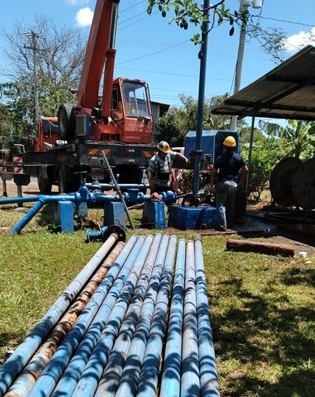Rehabilitan sistema de agua en comunidades de Masaya Managua. Radio La Primerísima