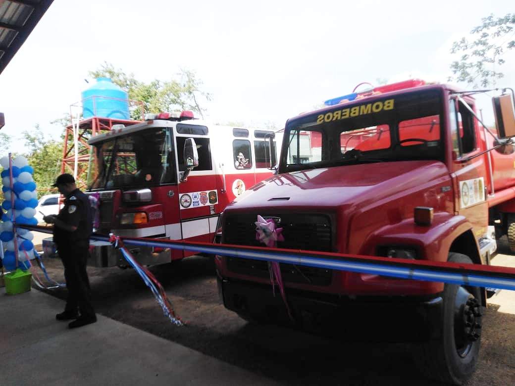 Inauguran estación de bomberos en Tola Managua. Por Alexander Cordon