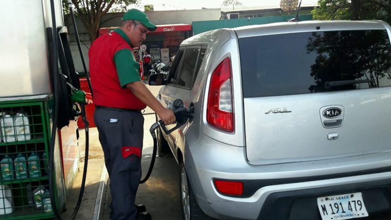 Combustibles suben de precio Managua. Radio La Primerísima