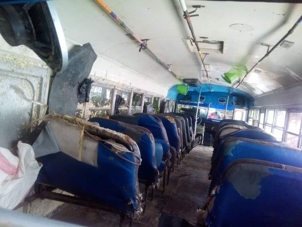Vuelco de bus deja varias personas lesionadas en Rosita Managua. Radio La Primerísima