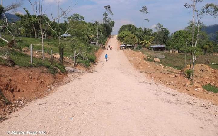Mejoran 4 kilómetros de camino en Siuna Managua. Radio La Primerísima