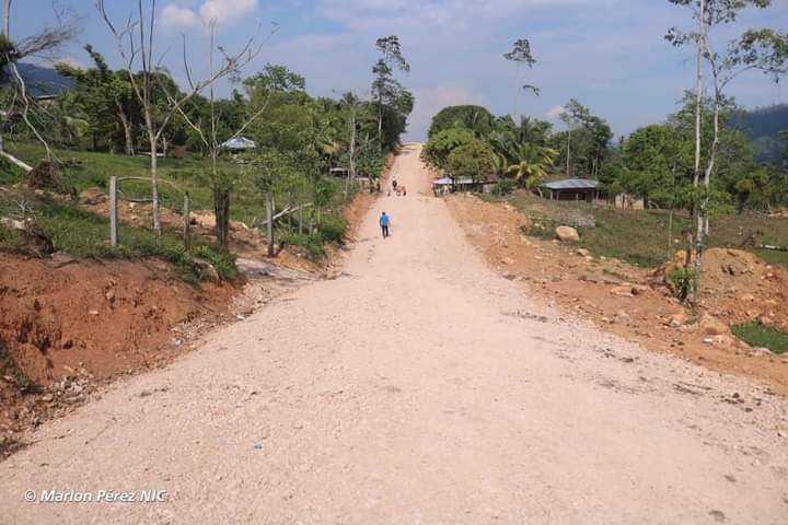 Mejoran 4 kilómetros de camino en Siuna Managua. Radio La Primerísima