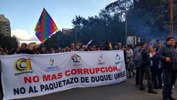 Sindicatos anuncian nuevas movilizaciones en Colombia Bogotá. Prensa Latina