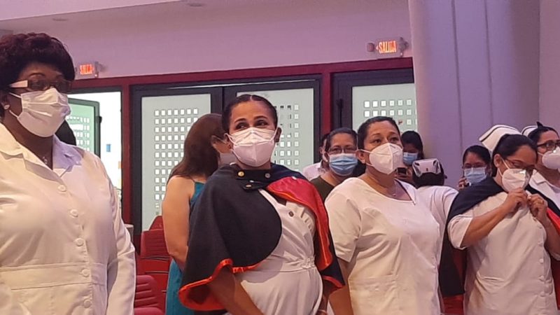 Autoridades reconocen labor de enfermeras Managua. Por Libeth González/Radio La Primerísima