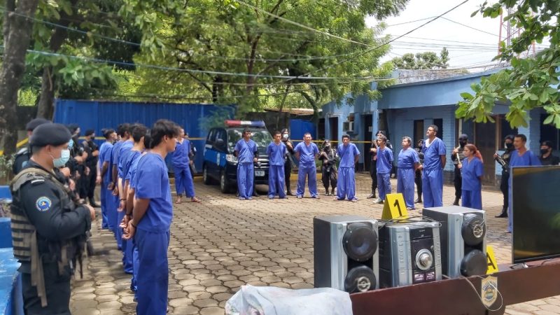 Tras las rejas 23 delincuentes en León Managua. Jerson Dumas/Radio La Primerísima