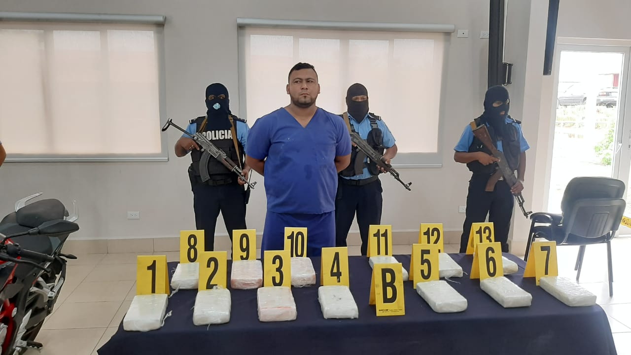 Cae mulero con 13.63 kilos de cocaína Managua. Radio La Primerísima
