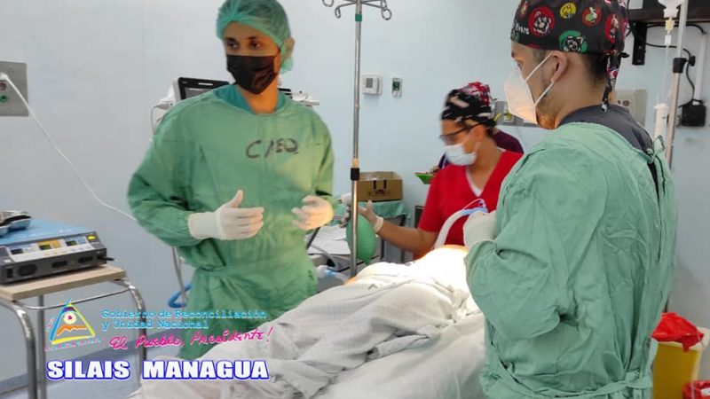 Realizan jornada quirúrgica de hernias en La Mascota Managua. Radio La Primerísima