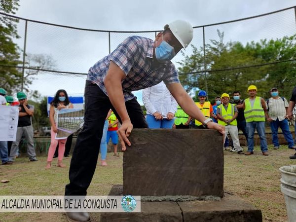 Inicia construcción de estadio de béisbol en La Conquista, Carazo Managua. Por Manuel Aguilar/Radio La Primerísima