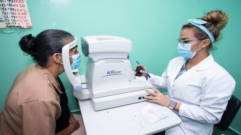 Centro de Oftalmología realiza jornada de la vista Managua. Lisbeth González/ La Primerísima  