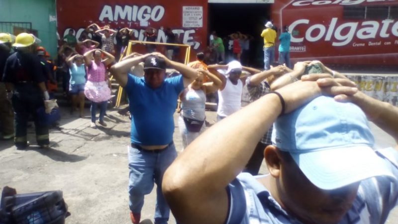 Comerciantes del Roberto Huembes se preparan ante situaciones de emergencia Managua. Lisbeth González/ La Primerísima  
