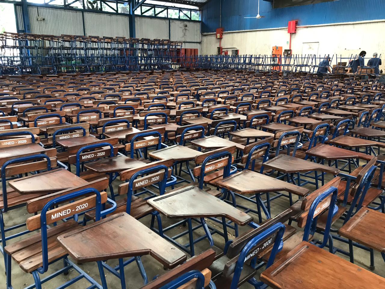 MINED entregará pupitres a 77 colegios esta semana Managua. Jerson Dumas/ Radio La Primerisima