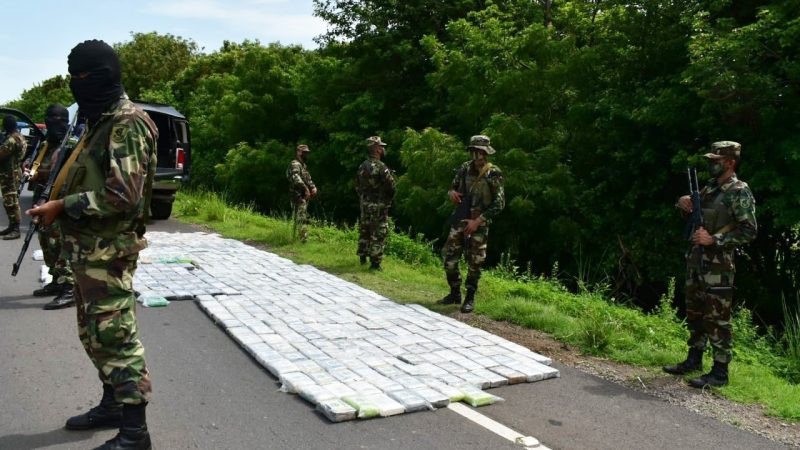 Incautan 489 paquetes en cocaína en carretera León-Chinandega Managua. Radio La Primerísima