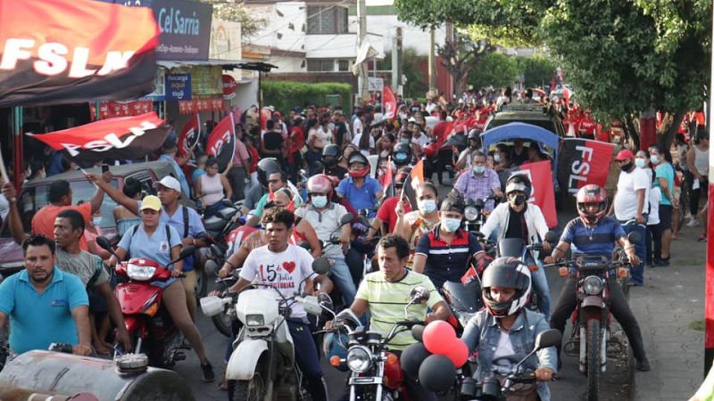 Sandinistas celebran el Día de la Alegría Managua. Radio La Primerísima