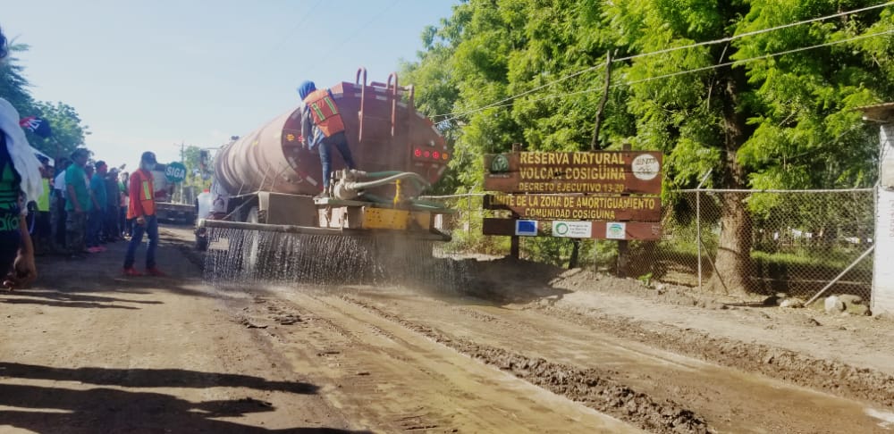Inicia construcción de carretera empalme Cosigüina-Potosí Managua. Danielka Ruíz/Radio La Primerísima