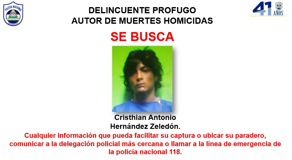 Capturan al “Moco”, señalado de participar en un doble homicidio en Managua Jerson Dumas. Radio La Primerísima 