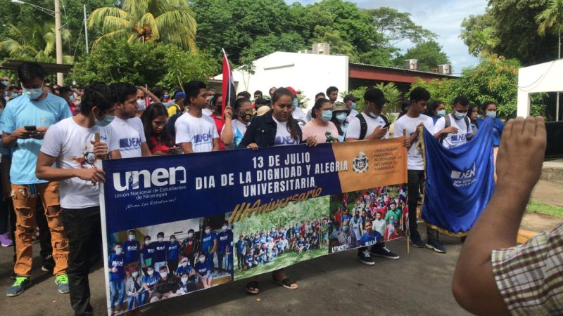 Hace 3 años UNAN-Managua fue liberada del golpismo Managua. Por Libeth/González/Radio La Primerísima