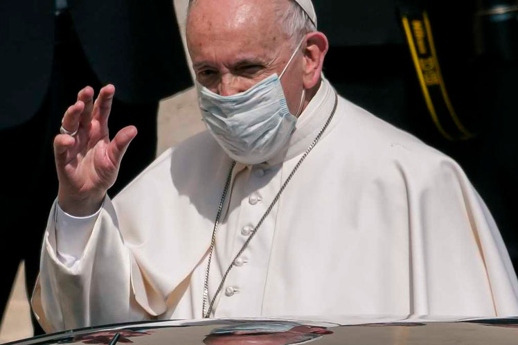 Papa Francisco reanuda actividades gradualmente Ciudad del Vaticano. Prensa Latina