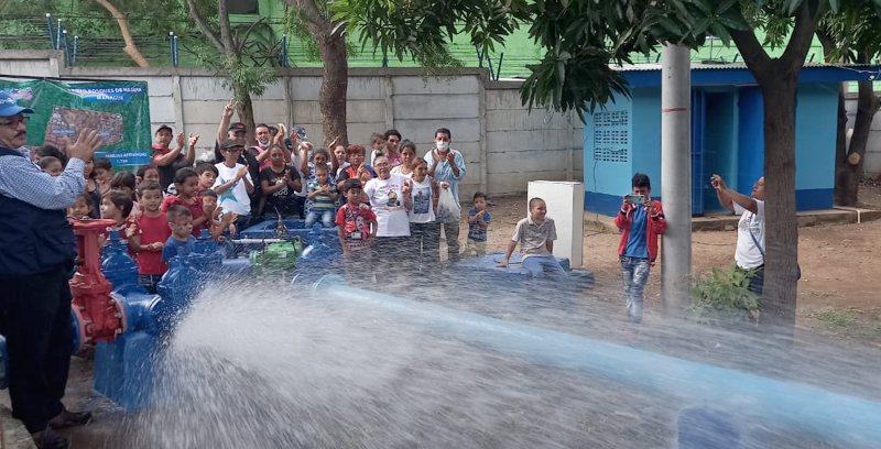 Listo nuevo pozo de agua en Distrito I de Managua Managua. Radio La Primerísima