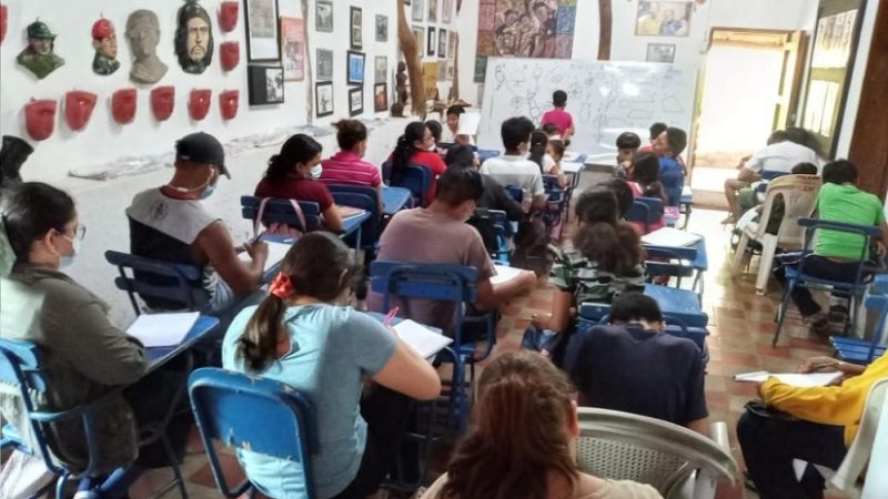 Impulsan el arte con talleres de dibujo en Masaya Managua. Radio La Primerísima