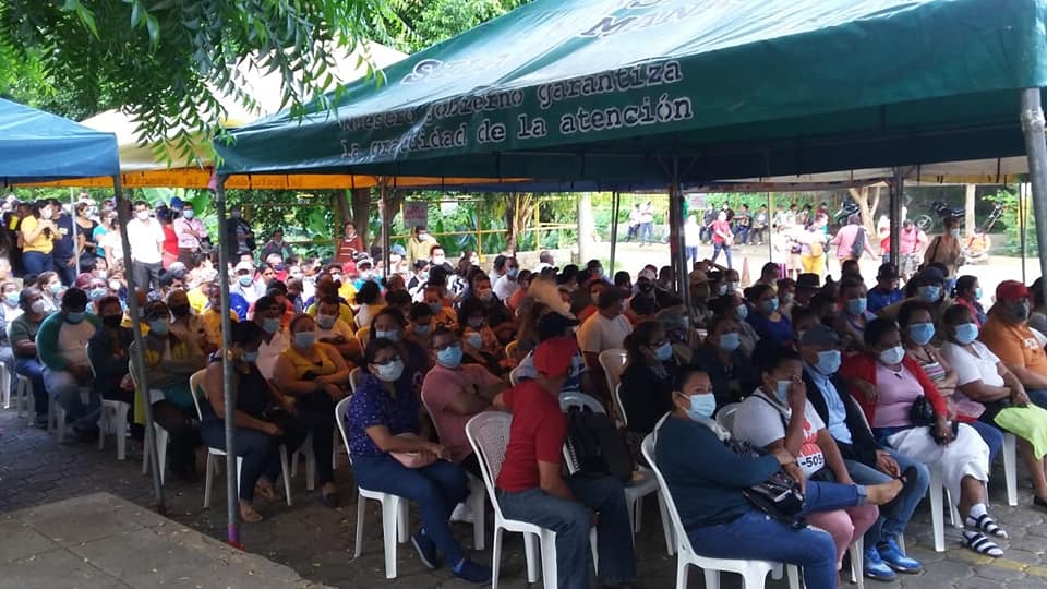 Vacunan contra el Covid-19 en Tipitapa Managua. Radio La Primerísima