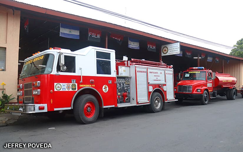 Equipan estación de bomberos en La Concepción Managua. Radio La Primerísima