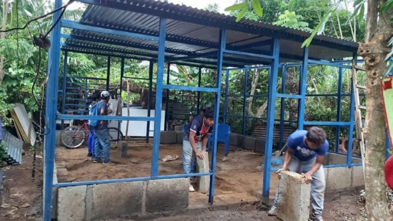 Construyen viviendas de interés social en Diriamba Diriamba. Manuel Aguilar/Radio La Primerísima