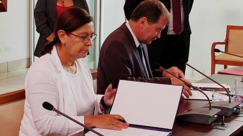 Nicaragua firma convenio de colaboración con universidad rusa Managua. Por Danielka Ruíz/Radio La Primerísima