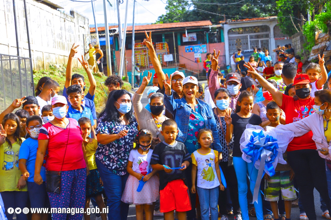Inauguran “Calles para el Pueblo” en barrio de Managua Managua. Radio La Primerísima