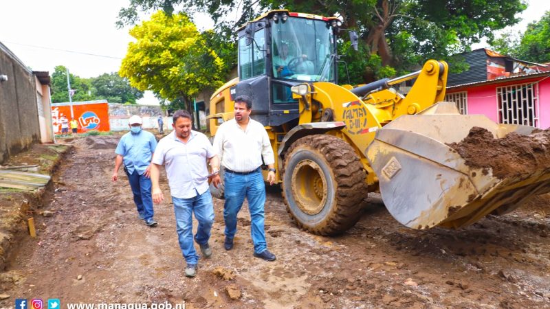 Programa Calles para el Pueblo avanza en 68% Managua. Radio La Primerísima
