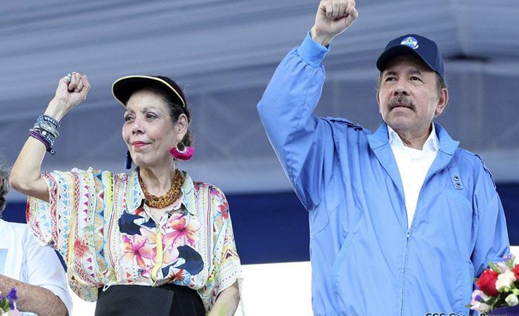 Daniel y Rosario saludan triunfo del Partido Rusia Unida en elecciones Managua. Radio La Primerísima