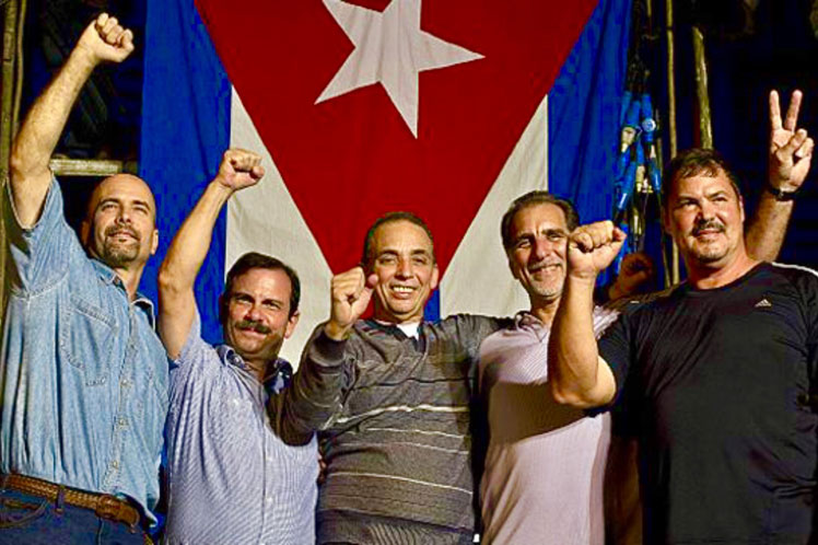 Recuerdan 23 Aniversario de la encarcelación de los cinco antiterroristas La Habana. Prensa Latina