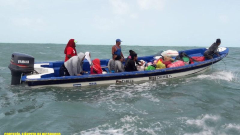 Rescatan sanos y salvos a ocupantes de panga en Caribe Sur Managua. Radio La Primerísima