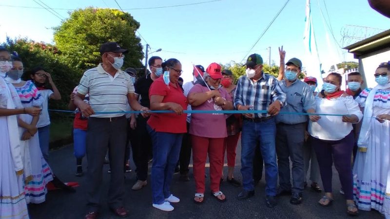 Inauguran 5 calles en Jinotepe Por Manuel Aguilar Gutiérrez/ Radio La Primerísima 