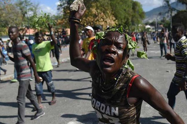 Huelga ralentiza actividades en capital de Haití Puerto Príncipe. Prensa Latina