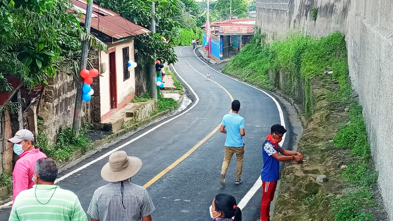 Calles para el Pueblo es una realidad en Diriamba Diriamba. Manuel Aguilar/Radio La Primerísima