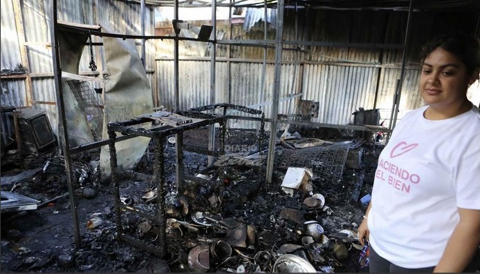 Nicas entre afectados por voraz incendio en Costa Rica San José. Diario Extra