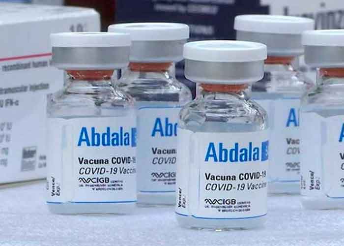 Venezuela recibe 900 mil dosis de la vacuna cubana Abdala Caracas. teleSUR