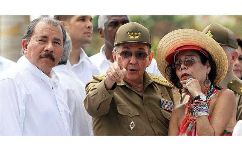 Raúl y Díaz-Canel saludan triunfo Sandinista Managua. Radio La Primerísima  