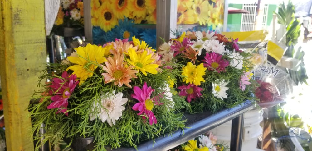 Venta de flores a buen ritmo para conmemorar Día de los Difuntos Managua. Danielka Ruiz/ Radio La Primerísima 