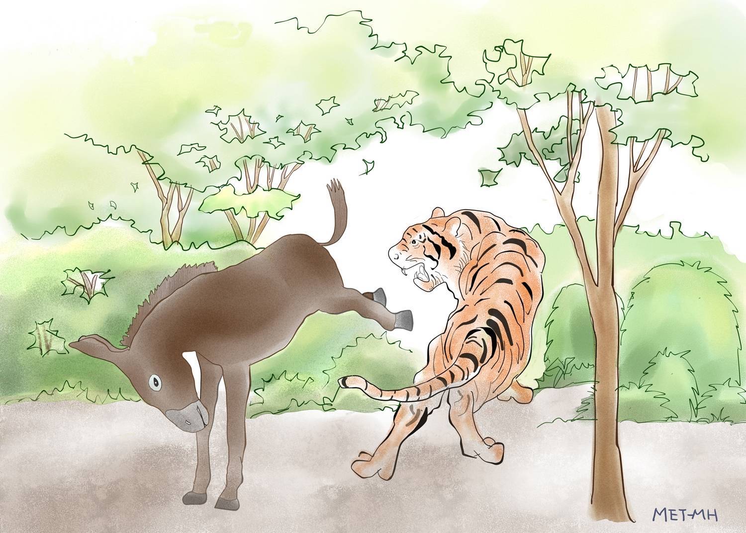 Historias de tigre suelto con burro amarrado Por Alfonsa Goicoechea