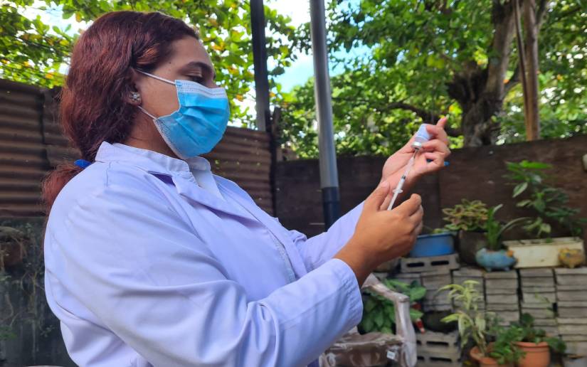 Más pobladores de Ticuantepe inmunizados contra el Covid-19 Managua. Radio La Primerísima 