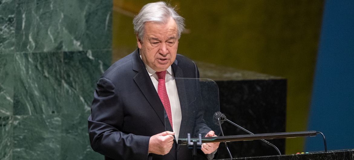 Guterrez define 5 emergencias mundiales Web de la ONU
