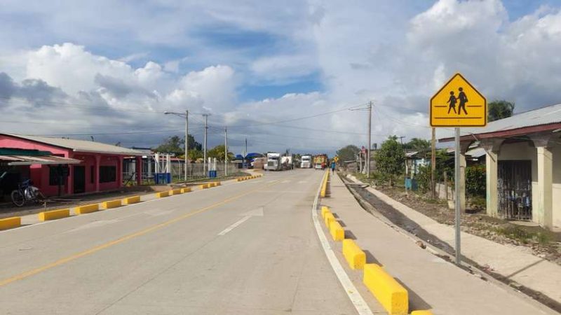 Ya está construida nueva carretera en Las Minas Managua. Radio La Primerísima