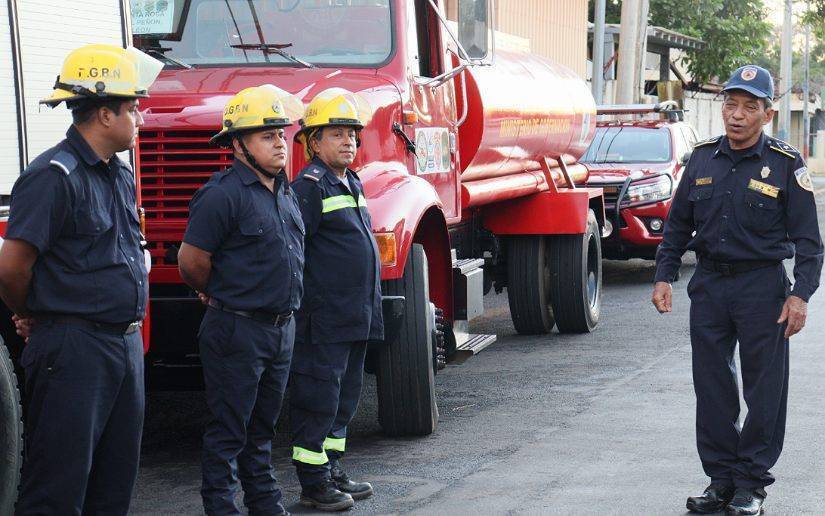 Ya está construida la nueva estación de bomberos en Santa Rosa del Peñón Managua. Libeth González/Radio La Primerísima