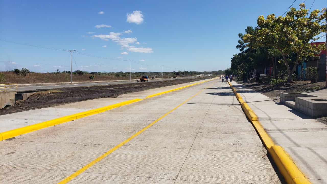 Inauguran calle y obras de drenaje pluvial en urbanización Ciudad Belén en Managua Managua. Danielka Ruíz/Radio La Primerísima