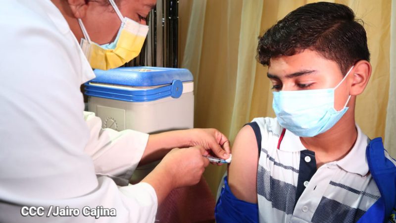 Jornada de vacunación avanza en 81% en población en general Managua. Radio La Primerísima