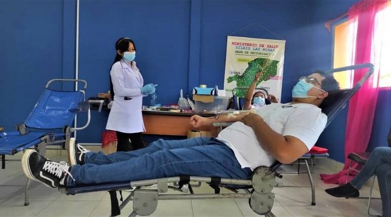 Desarrollan jornada de donación de sangre en Siuna Siuna. Radio Uraccan Siuna