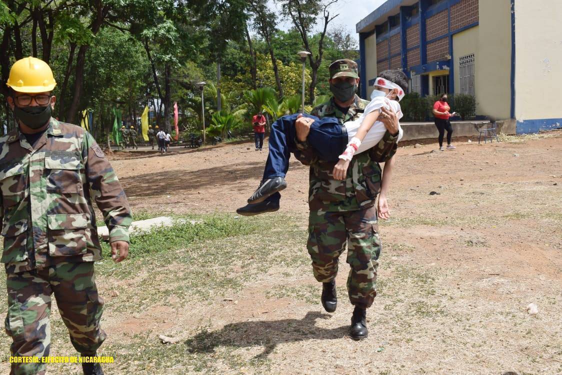 15 mil militares se incorporaron al simulacro multiamenazas Managua. Radio La Primerísima